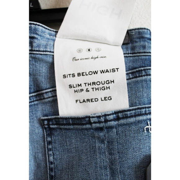 NWT rag & bone Nina Cropped Flare-Leg Jeans in Freya - Picture 5 of 7